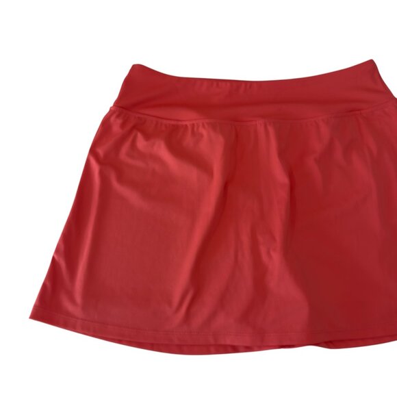 n Fashion Athletic Coral Short Skort Polyester & Spandex Womens SZ L - Picture 2 of 8